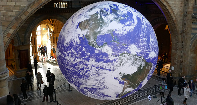 Gaia at the Natural History Museum